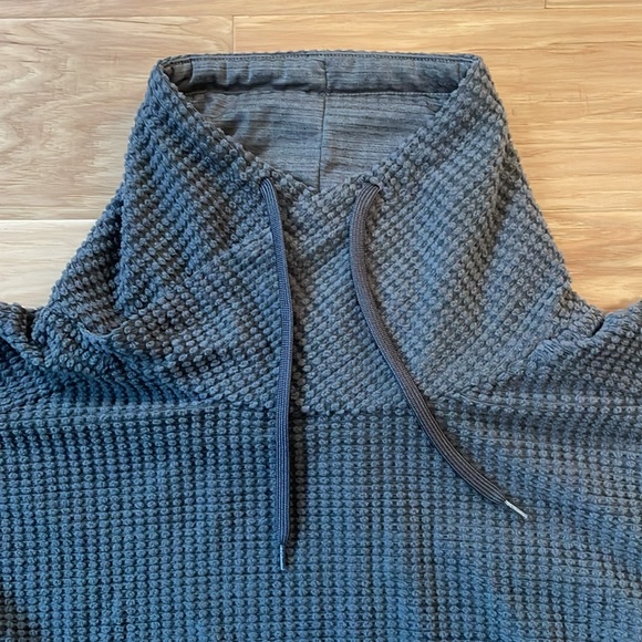 Columbia, XL, Long Sleeve, Cowl Neck Pullover Sweater, Gray - Picture 4 of 11